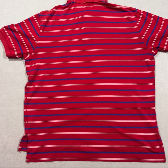 Polo by Ralph Lauren Red Polo with Blue & White Stripes - Picture 6 of 9